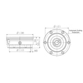 138 Wedge Zero Point BZ100-AWF-138 BZ100-AWT-138 - Big-tools Industrial Supply Tools for Metal Cutting
